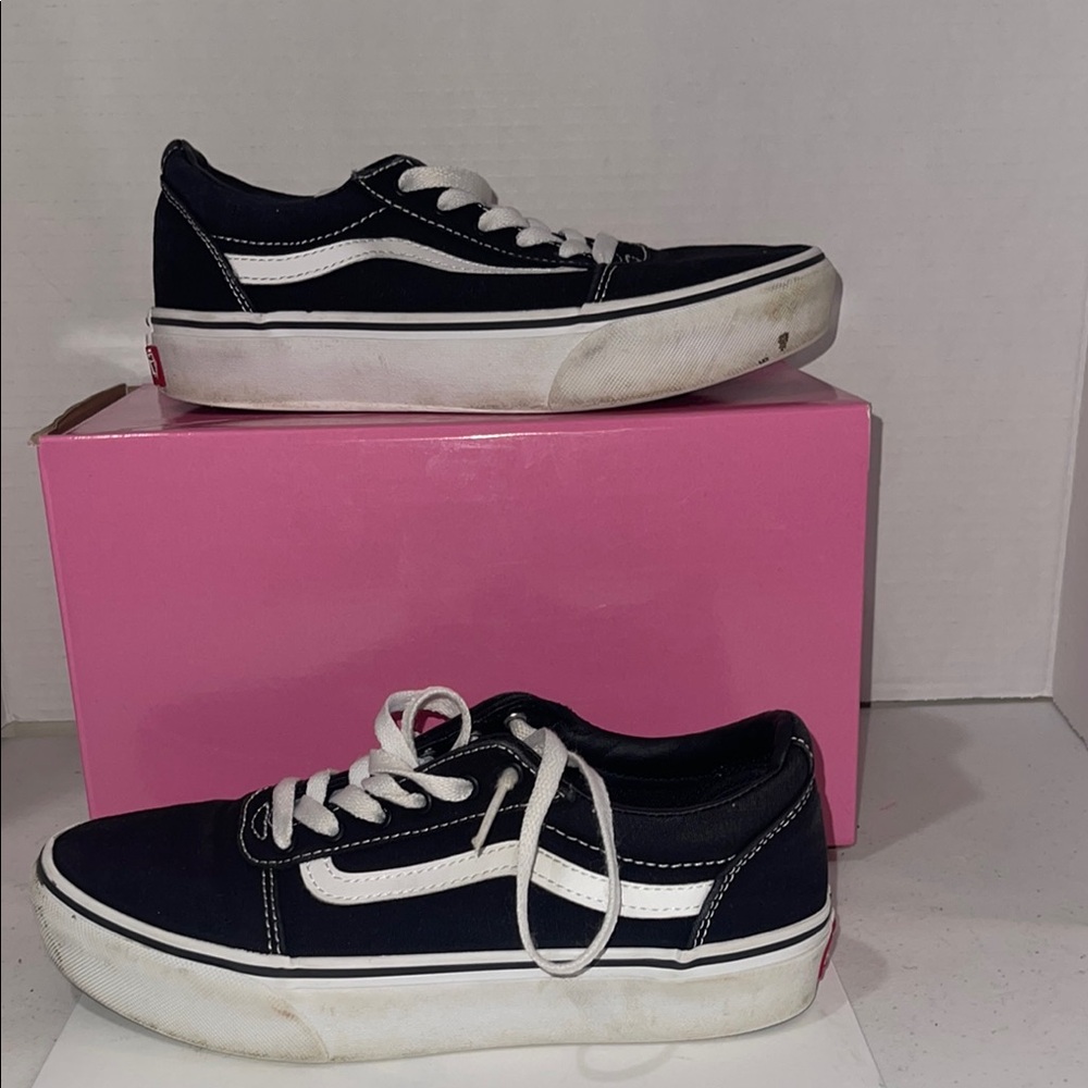Vans Black and White Old Skool Sneakers